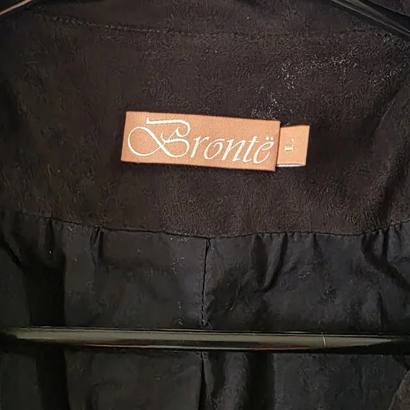 Black Fringe Women's Jacket, Size L - Picture 4 of 4